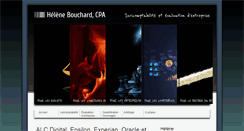 Desktop Screenshot of helenebouchard.ca